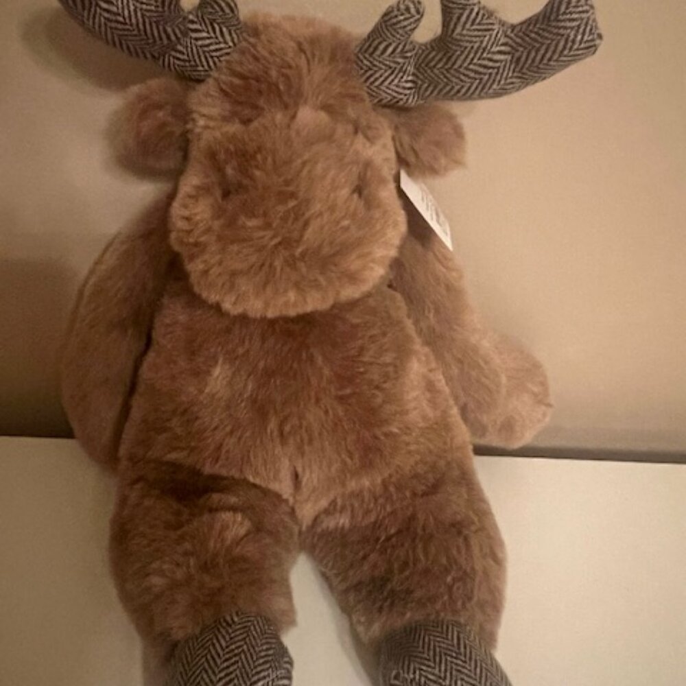 Maison Chic Melford the Moose Floppy Friend 14"